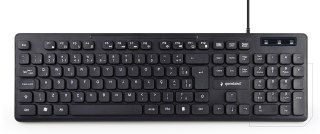 Gembird | Multimedia Keyboard | KB-MCH-04 | Multimedia | Wired | US | Black | g