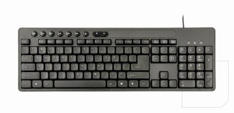 Gembird | Multimedia desktop set | KBS-UM-04 | Keyboard and Mouse Set | Wired | Mouse included | US | Black | g