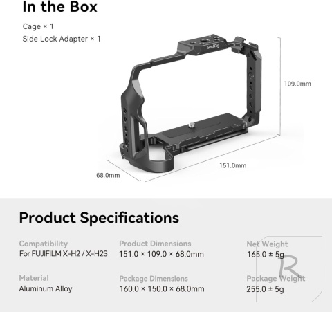 KLATKA OPERATORSKA SMALLRIG DO FUJIFILM X-H2S | X-H2 3934