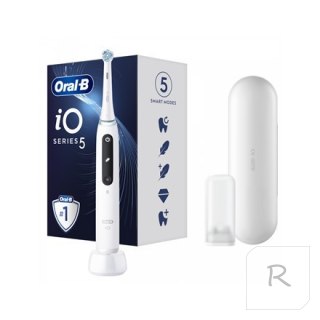 Oral-B | iO5 | Electric Toothbrush | Rechargeable | For adults | ml | Number of heads | Quite White | Number of brush heads incl