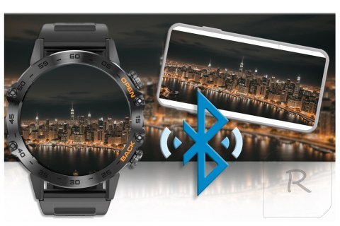 SMARTWATCH MĘSKI GRAVITY GT9-1 - WYKONYWANIE POŁĄCZEŃ, CIŚNIENIOMIERZ (sg021a)