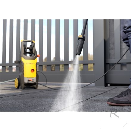 STANLEY SXPW19BX-E High Pressure Washer with Patio Cleaner (1900 W, 150 bar, 440 l/h) | 1900 W | 150 bar | 440 l/h