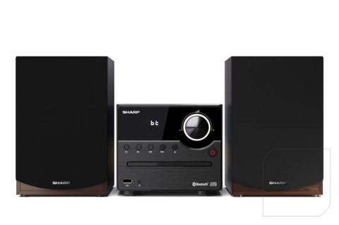 Sharp XL-B512(BR) Hi-Fi Micro System, CD/FM/USB/Bluetooth v5.0, 45W, Brown Sharp | Hi-Fi Micro System | XL-B512(BR) | USB port |