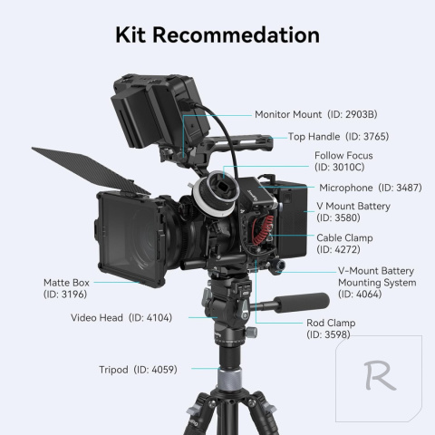 Smallrig 4161 Klatka operatorska Black Mamba do Canon EOS R6 Mark II