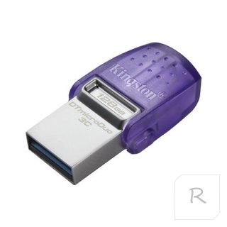 Kingston | DataTraveler | DT Micro Duo 3C | 128 GB | USB Type-C and Type-A | Purple