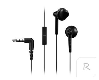 Panasonic | RP-TCM55E-K | Headphones | Wired | In-ear | Microphone | Black