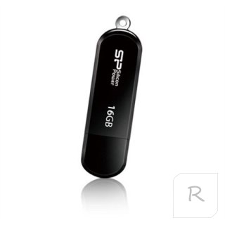 Silicon Power | 16GB LuxMini 322 | 16 GB | USB 2.0 | Black