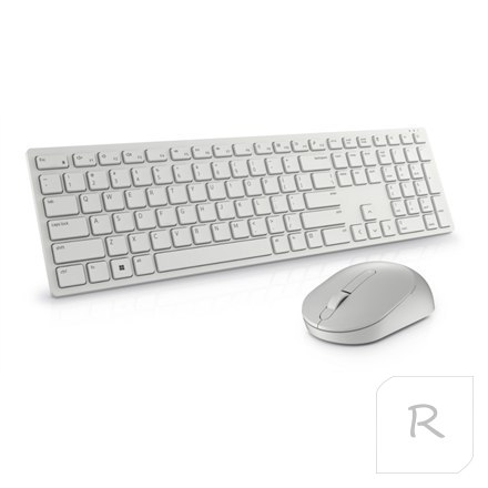 Dell | Keyboard and Mouse | KM5221W Pro | Keyboard and Mouse Set | Wireless | Mouse included | RU | m | White | 2.4 GHz | g