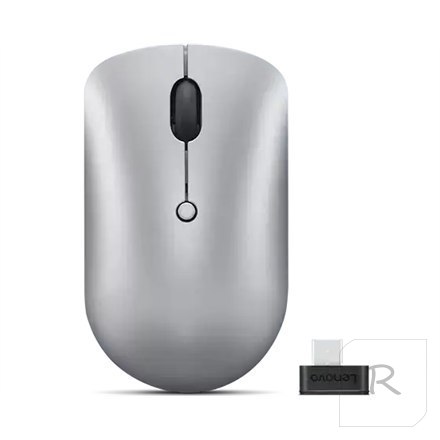 Lenovo | Wireless Compact Mouse | 540 | Red optical sensor | Wireless | 2.4G Wireless via USB-C receiver | Cloud Grey | 1 year(s