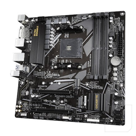 Gigabyte | B550M DS3H 1.0 | Processor family AMD | Processor socket AM4 | DDR4 DIMM | Memory slots 4 | Number of SATA connectors