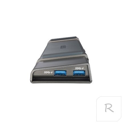 Stacja dokująca Asus USB 3.0 HZ-3B z portem Ethernet LAN (RJ-45), 1 portem USB 3.0 (3.1 Gen 1) typu C, 1 portem HDMI, gwarancją