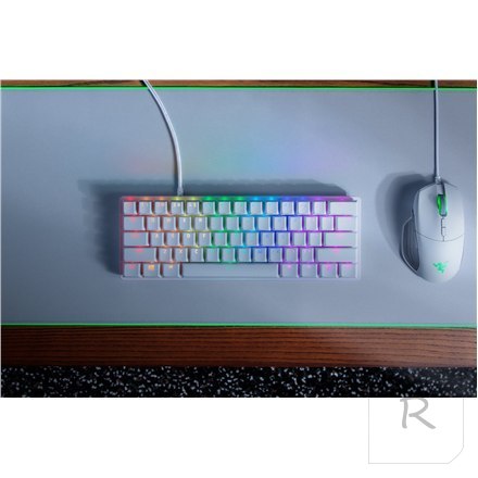 Razer | Huntsman Mini | Gaming keyboard | RGB LED light | US | Mercury White | Wired