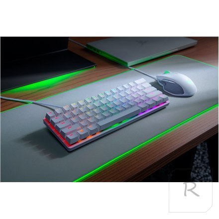 Razer | Huntsman Mini | Gaming keyboard | RGB LED light | US | Mercury White | Wired