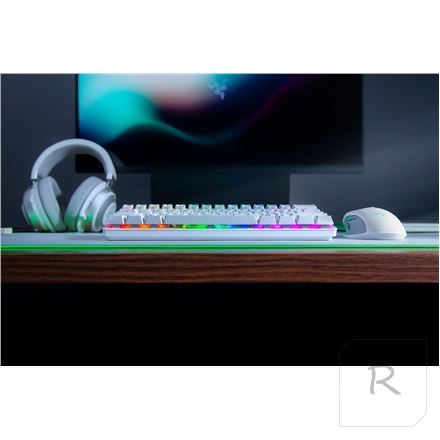 Razer | Huntsman Mini | Gaming keyboard | RGB LED light | US | Mercury White | Wired