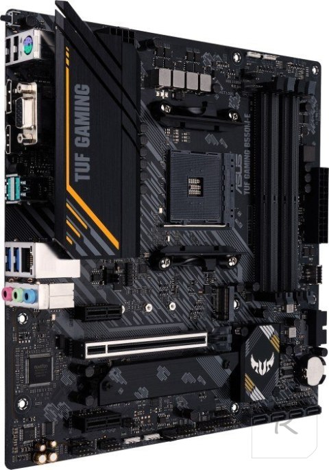 Asus | TUF GAMING B550M-E | Processor family AMD | Processor socket AM4 | DDR4 DIMM | Memory slots 4 | Supported hard disk drive