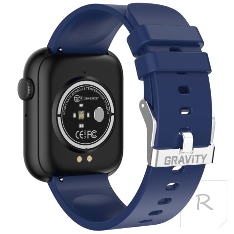 SMARTWATCH UNISEX GRAVITY GT3-5 - ROZMOWY BLUETOOTH, WŁASNE TARCZE (sg022e)