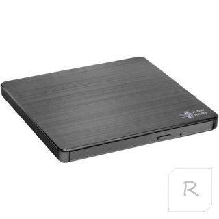 H.L Data Storage Ultra Slim Portable DVD-Writer Black