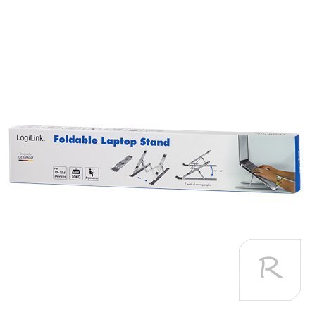 Logilink | Notebook stand, foldable | AA0134 | Notebook Stand | Silver | 10-16 ""