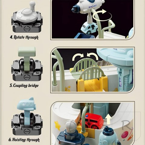 WOOPIE Interaktywny Tor Samochodowy "Kosmiczna Przygoda"