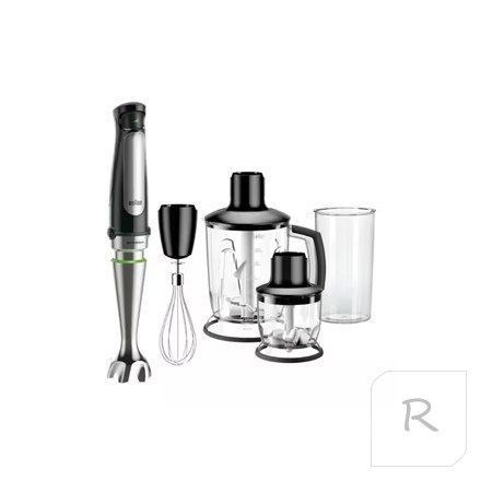 Braun | MultiQuick 7 Hand Blender | MQ 7045X | Hand Blender | 1000 W | Number of speeds 6 | Chopper | Black/Stainless steel