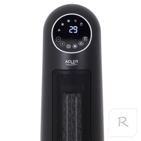 Adler | Heater | AD 7731 | Ceramic | 2200 W | Number of power levels 2 | Suitable for rooms up to 20 m² | Black