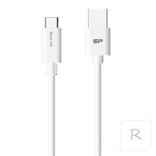 Silicon Power | USB-C cable | Male | 4 pin mini-USB Type A | Male | White | 24 pin USB-C | 1 m