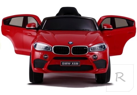 Auto na Akumulator BMW X6 Czerwony Skóra, EVA