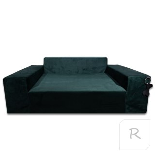 Legowisko SOFA S/M 80x55 cm, kolor ciemnozielony