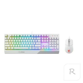 MSI | Vigor GK30 COMBO WHITE | Keyboard and Mouse Set | Wired | Mouse included | US | White | g