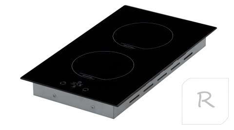 Simfer | H3.020.DEISP | Hob | Induction | Number of burners/cooking zones 2 | Touch | Timer | Black