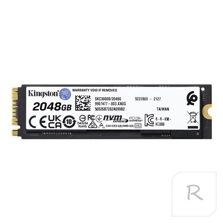 Kingston | Kingston | Solid state drive | 2048 GB | KC3000 | M.2 | PCIe 4.0 (NVMe)