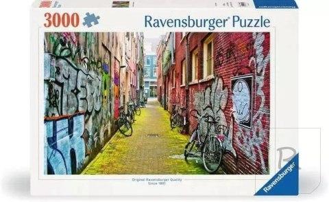 Puzzle 3000 Ulice Amsterdamu