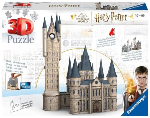 Puzzle 3D 540 Budynki: Zamek Hogwarts Wieża