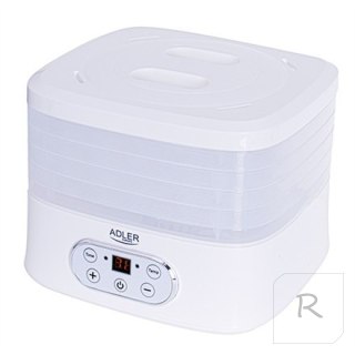 Adler | Food Dehydrator | AD 6658 | Power 230 W | Number of trays 5 | Temperature control | Integrated timer | White