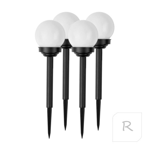 Lampka solarna biała kula 4szt Ilumen LS-102