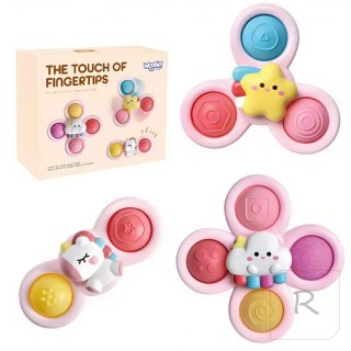 WOOPIE BABY Kosmiczny Spinner Pop-it Zabawka Sensoryczna Wymienne 3 szt Różowy.