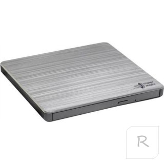 H.L Data Storage Ultra Slim Portable DVD-Writer Silver