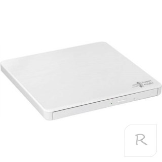 H.L Data Storage Ultra Slim Portable DVD-Writer White