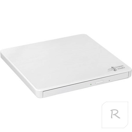 H.L Data Storage Ultra Slim Portable DVD-Writer White