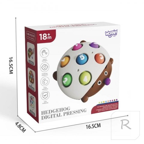 WOOPIE Jeżyk Pop-it Cyferki Fidget Toys