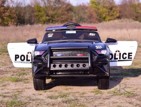 AUTO POLICJA, DŹWIĘKI, MIĘKKIE KOŁA EVA, MIĘKKIE SIEDZENIE/BBH0007