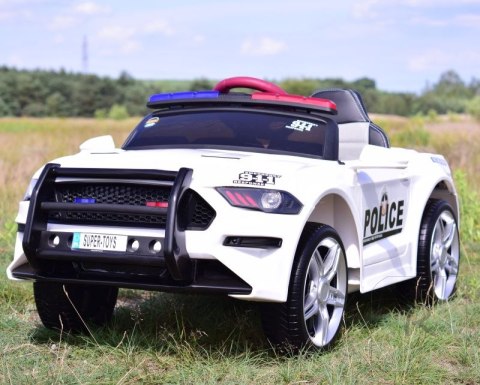 AUTO POLICJA, DŹWIĘKI, MIĘKKIE KOŁA EVA, MIĘKKIE SIEDZENIE/BBH0007