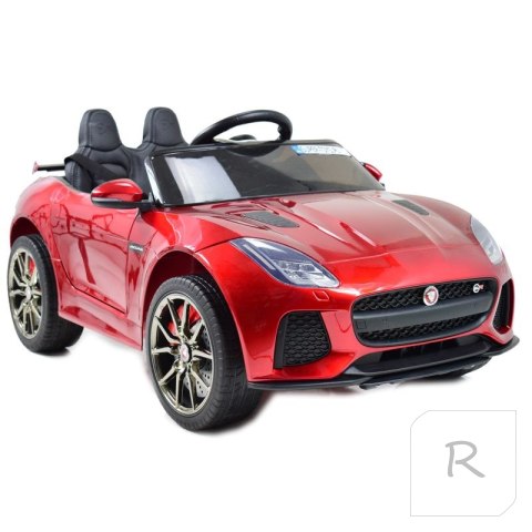 AUTO NA AKUMULATOR JAGUAR F TYPE, MIĘKKIE KOŁA, MIĘKKIE SIEDZENIE, SUPER JAKOSĆ - LAKIER/QLS5388