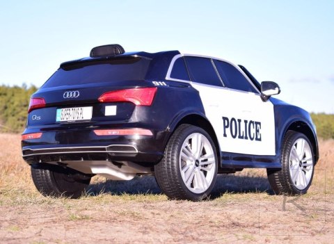 AUDI Q5 POLICJA , MIĘKKIE KOŁA, MIĘKKIE SIEDZENIE, RADIO FM, BLUETOOTH - PEŁNA OPCJA/S305