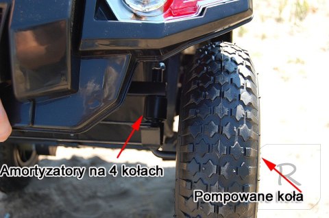 MASYWNY MEGA MOCNY SUV GINNASIO STRONG 2 POMPOWANE KOŁA KLUCZYK/801AIR