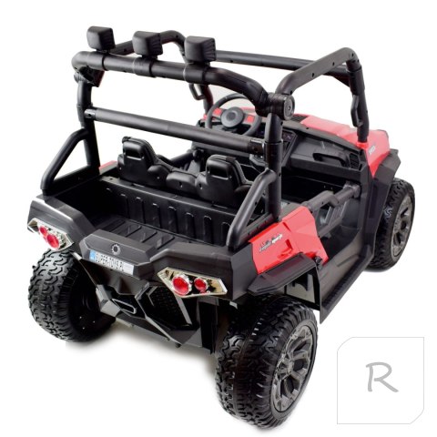 MEGA BUGGY UTV DLA 2 DZIECI, 4 SILNIKI, MIĘKKIE SIEDZENIE, MIĘKKIE KOŁA/7988-HIGH