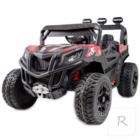 MEGA BUGGY RZR TURBO 12 V,4X4 180 W MEGA MOC, PILOT, MIĘKKIE SIEDZENIE, MIĘKKIE KOŁA, FUNKCJA BUJANIA, KLUCZYK /HC301