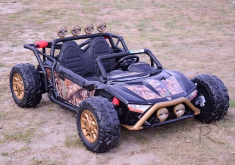 MEGA BUGGY BEAST DLA 2 DZIECI, 400 WAT, 24V, MIĘKKIE SIEDZENIE, MIĘKKIE KOŁA, WALIZKA NA AKUMULATOR,/JS3168