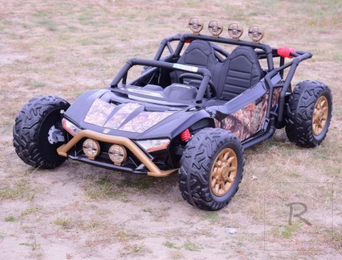 MEGA BUGGY BEAST DLA 2 DZIECI, 400 WAT, 24V, MIĘKKIE SIEDZENIE, MIĘKKIE KOŁA, WALIZKA NA AKUMULATOR,/JS3168