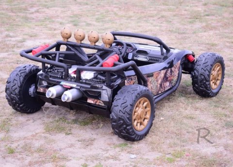 MEGA BUGGY BEAST DLA 2 DZIECI, 400 WAT, 24V, MIĘKKIE SIEDZENIE, MIĘKKIE KOŁA, WALIZKA NA AKUMULATOR,/JS3168